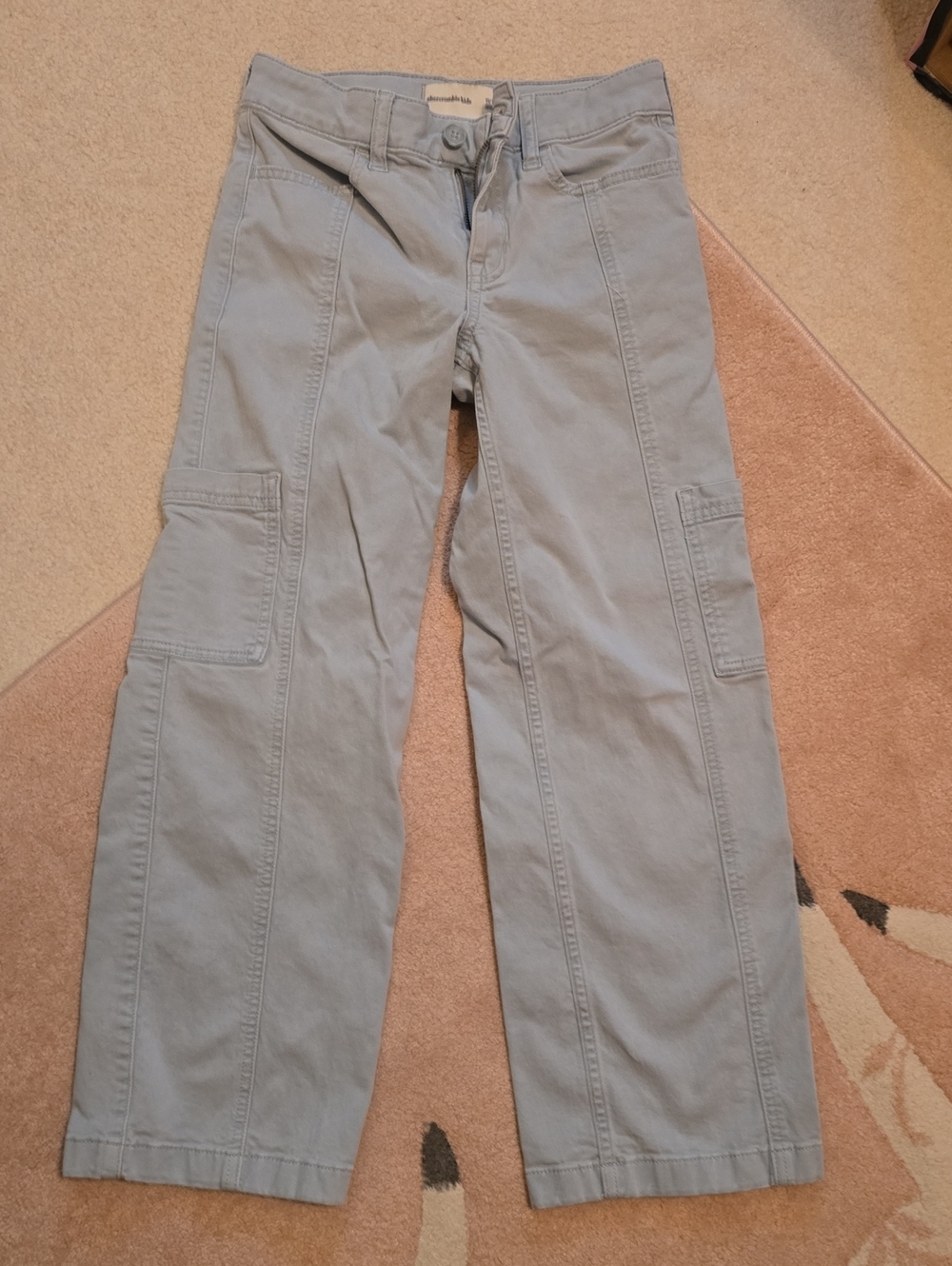 Abercrombie Kids Girls Wide Leg Cargo Pants